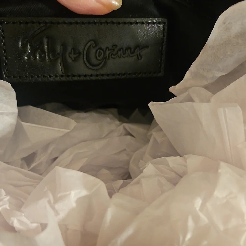 Foley + Corinna Elegant Black Pony Hair Tote Bag - Picture 7 of 10